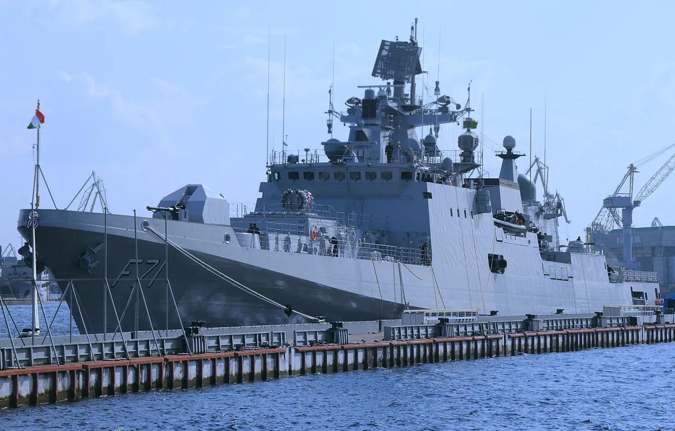 Photo wallpaper frigate, The Indian Navy, INS Tamal