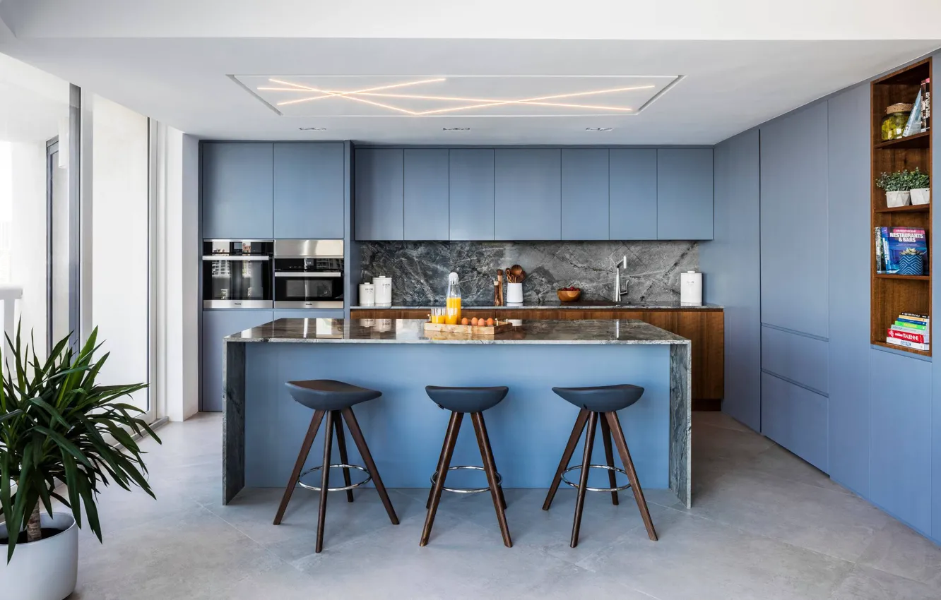 Photo wallpaper room, interior, kitchen, Williams Island