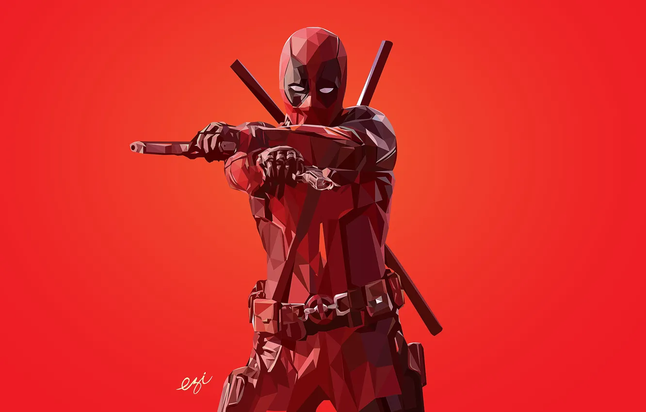 Photo wallpaper Deadpool, new, artworks