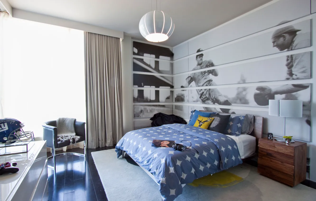Photo wallpaper design, house, style, Villa, interior, bedroom