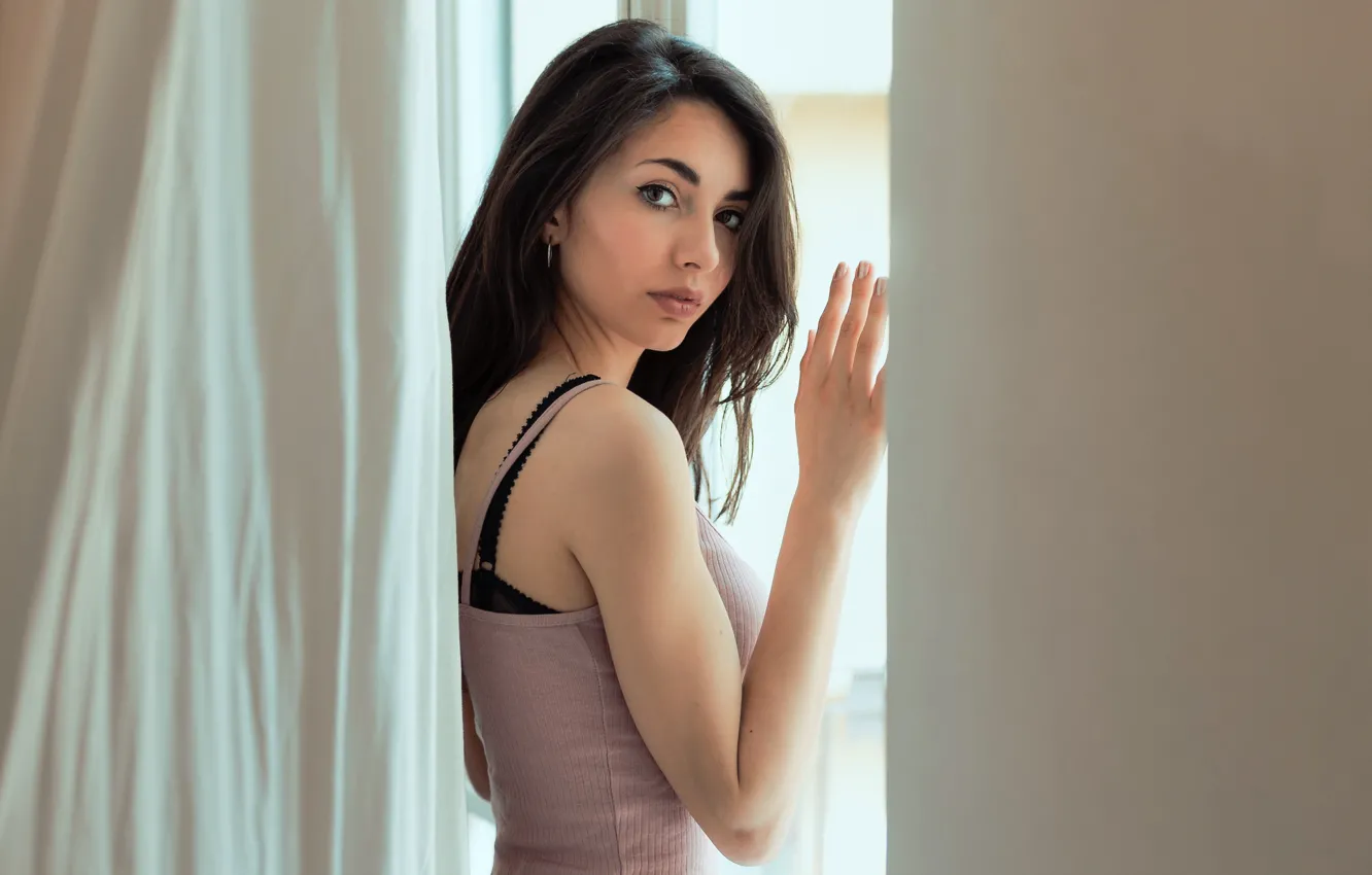 Photo wallpaper look, sweetheart, model, Nicole