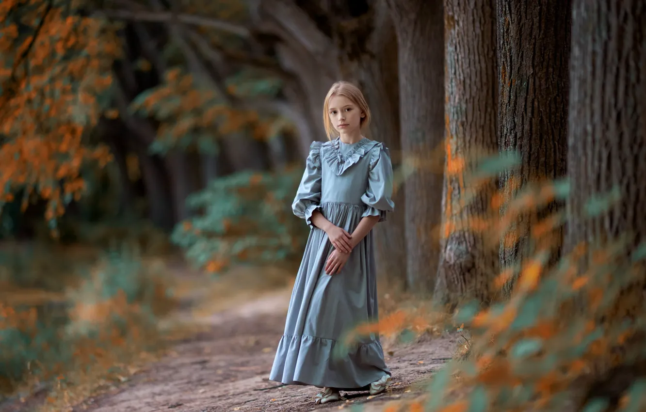 Photo wallpaper dress, girl, Alexander Vinogradov, Sasha Platonov
