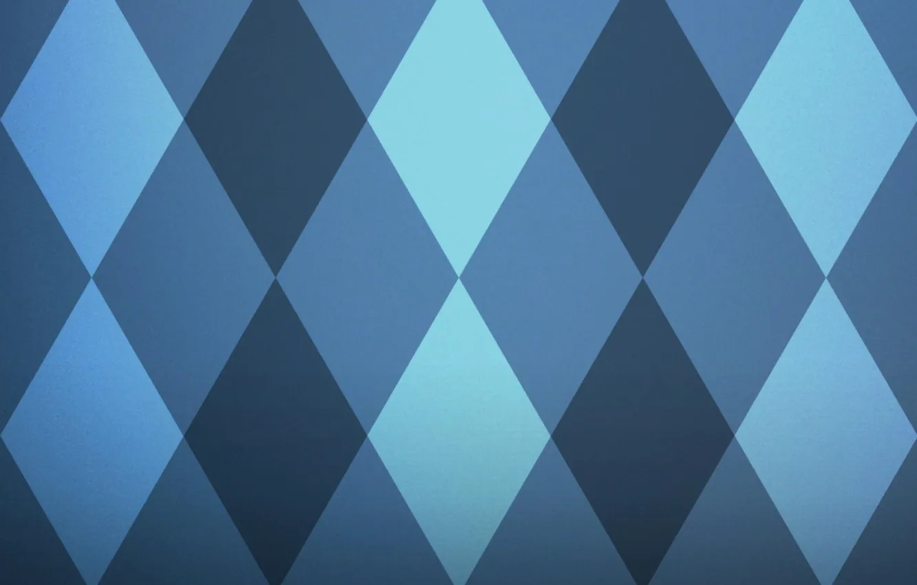 Photo wallpaper blue, texture, geometry, diamonds