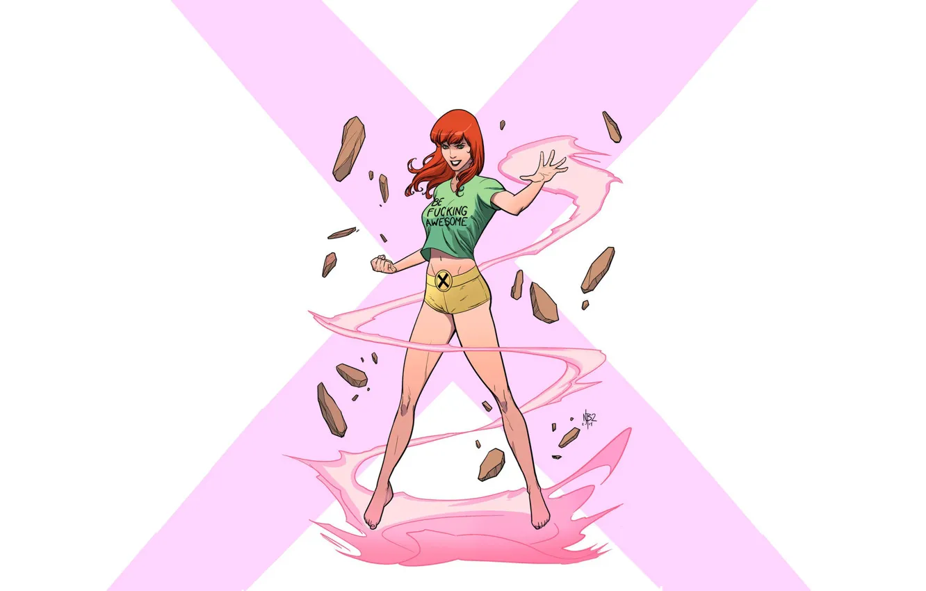 Photo wallpaper Jean Grey, comic, Marvel, art, Comics, X-Men, x-men