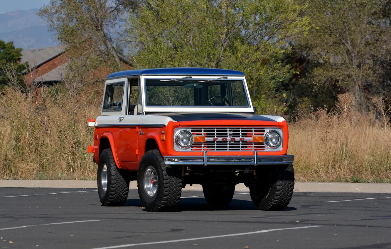 Photo wallpaper Ford, 1971, Wagon, Bronco, before, Baja Edition, Stroppe