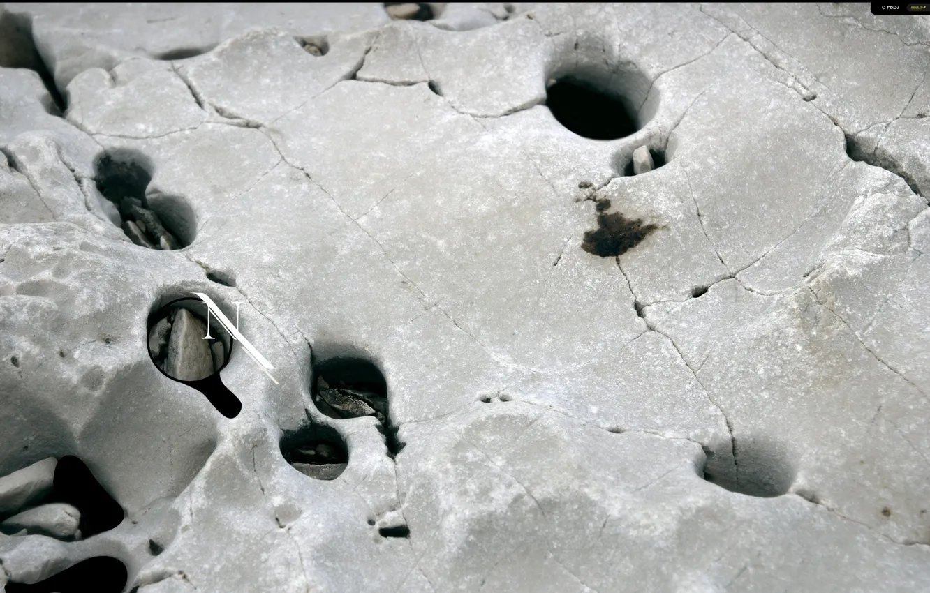 Photo wallpaper nature, stones, grey