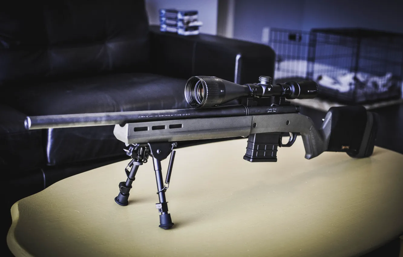 Photo wallpaper optics, Remington 700, a repeating rifle