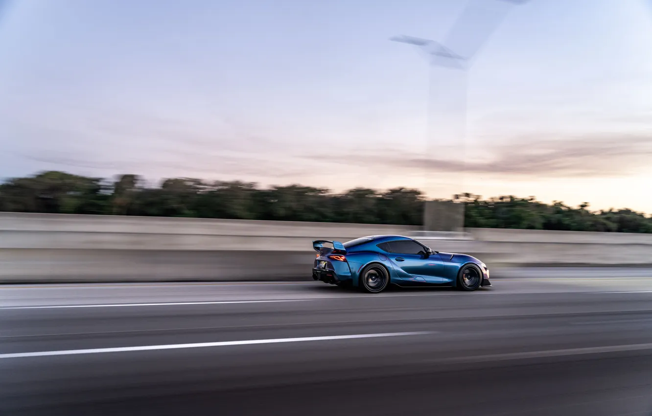 Photo wallpaper Toyota, Supra, Widebody, Liberty Walk