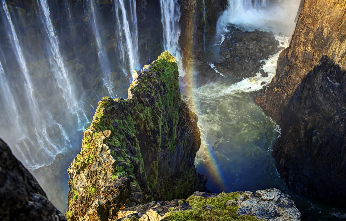 Photo wallpaper Victoria Falls, Republic of Zimbabwe, Victoria Falls, Zimbabwe