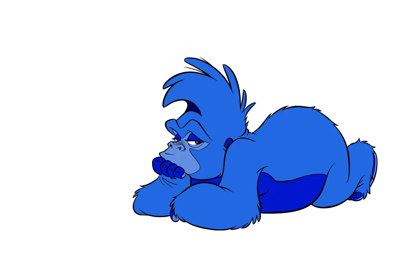 Photo wallpaper art, gorilla, Turk, children's, Tarzan