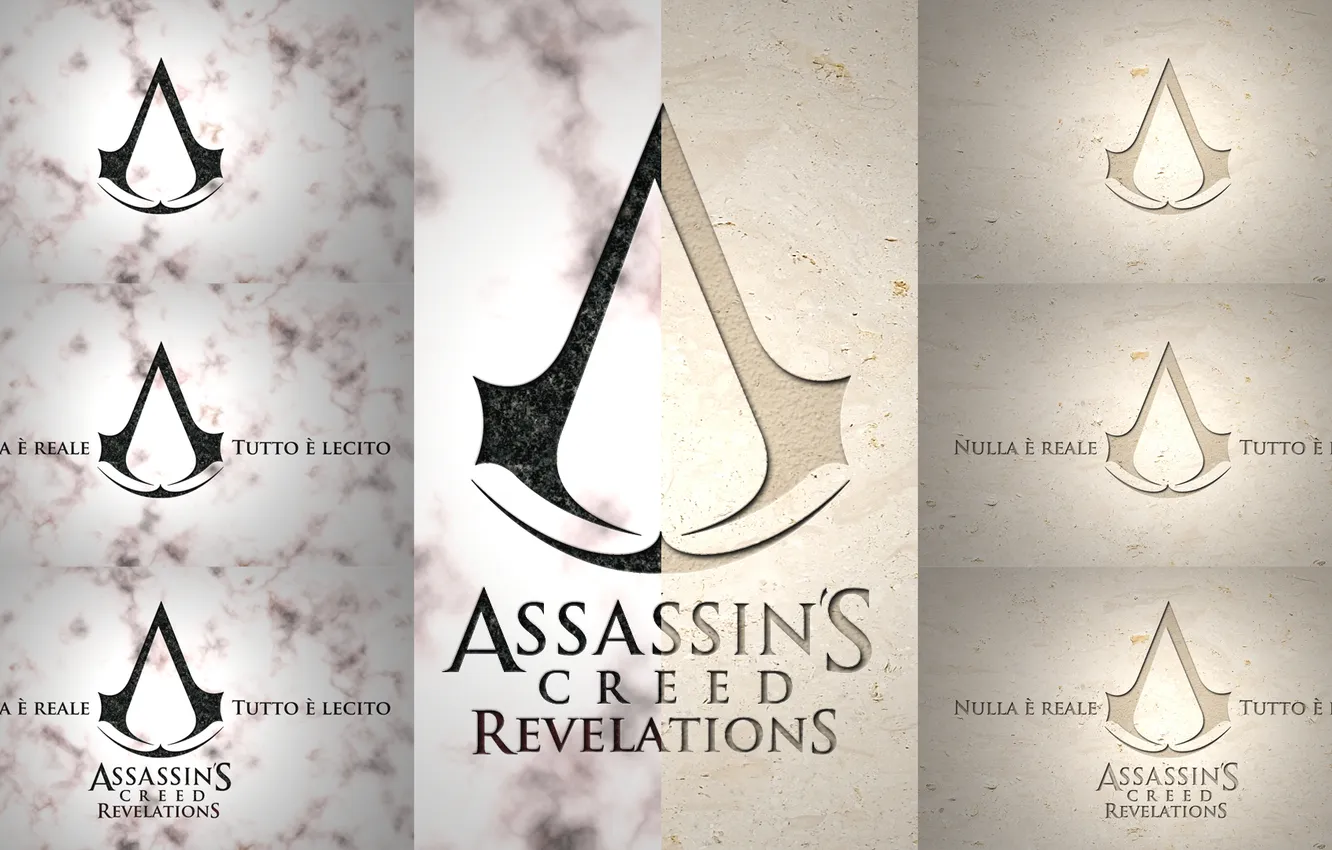 Photo wallpaper sign, symbol, assassins creed revelations, the creed of the assassins, Revelation, symbole