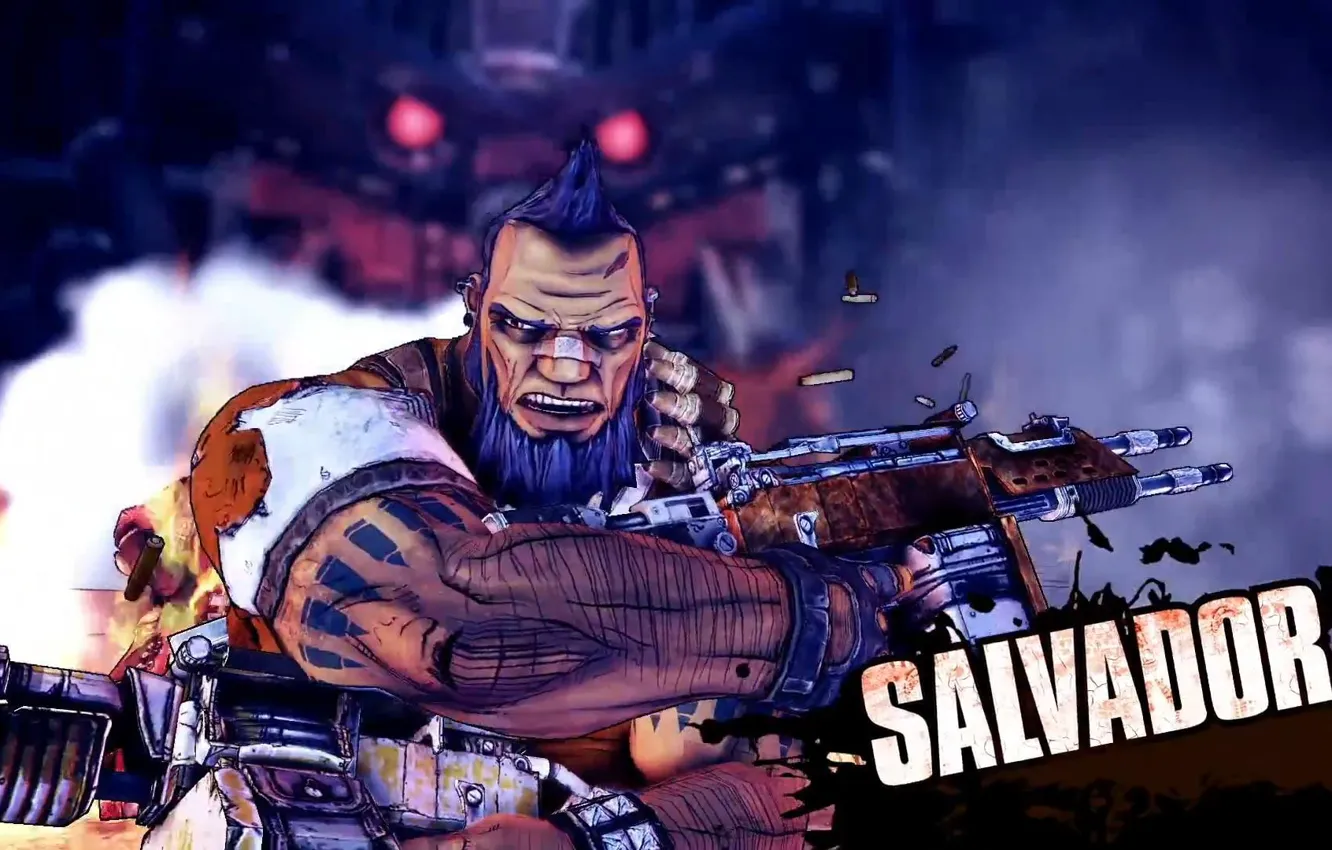Photo wallpaper Borderlands 2, Salvador, Salvador, Character