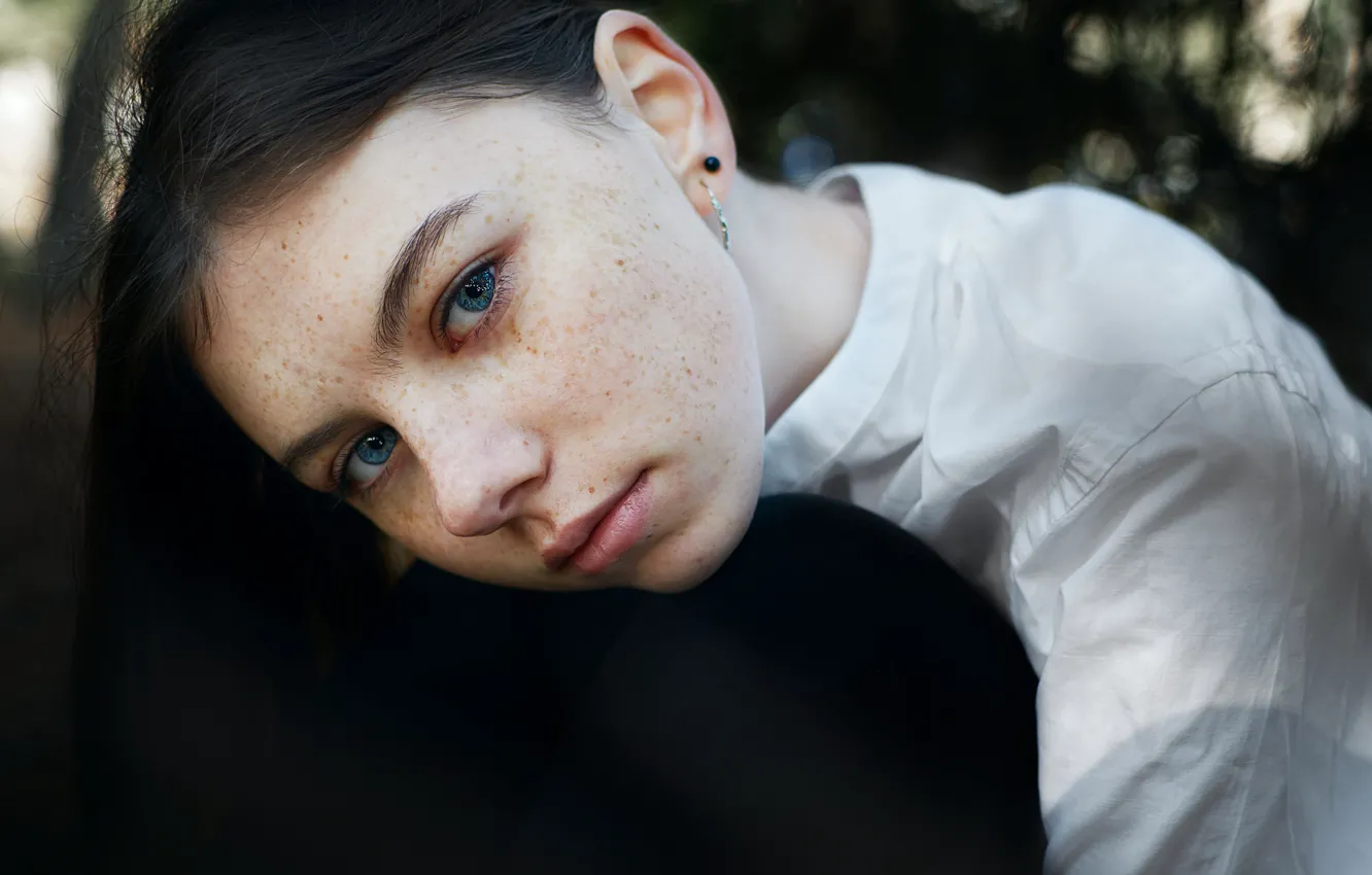 Photo wallpaper freckles, sponge, the beauty, Olga Sindeeva, CryMeAn