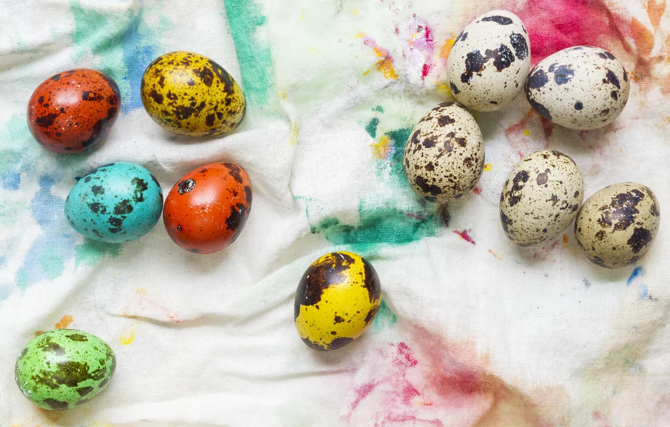 Photo wallpaper holiday, paint, eggs, divorce, spring, spot, Easter, fabric