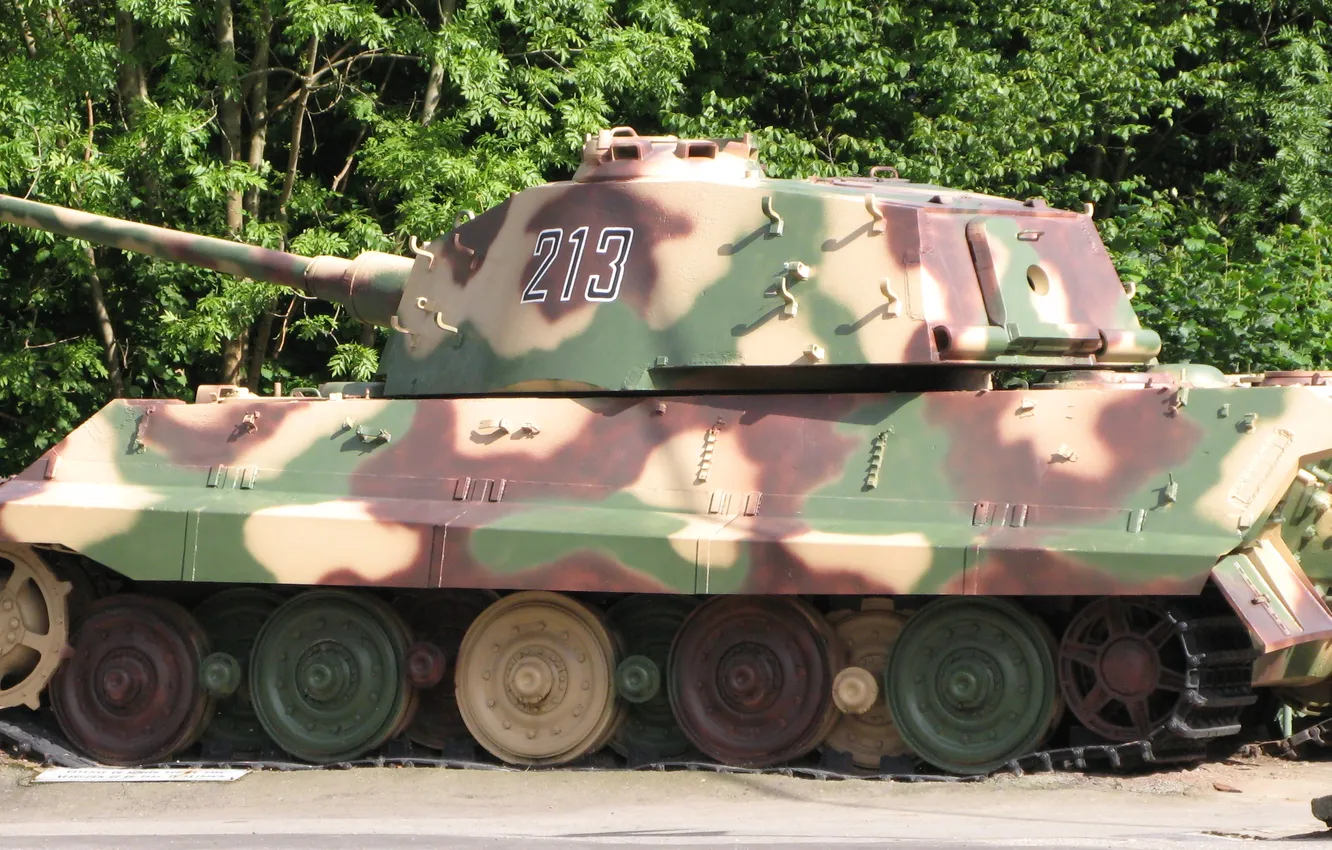 Photo wallpaper Tiger 2, Battle of the Bulge, The Gleize