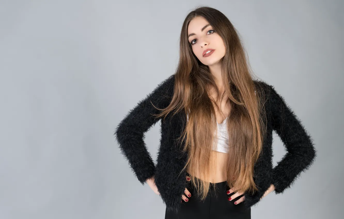 Photo wallpaper look, model, beauty, Fabrizia