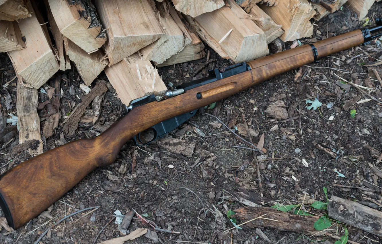 Photo wallpaper rifle, 1942, store, Finnish M39