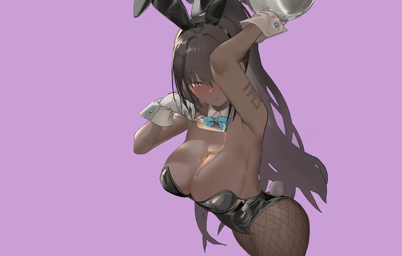 Photo wallpaper hot, sexy, cleavage, boobs, anime, pretty, breasts, armpit