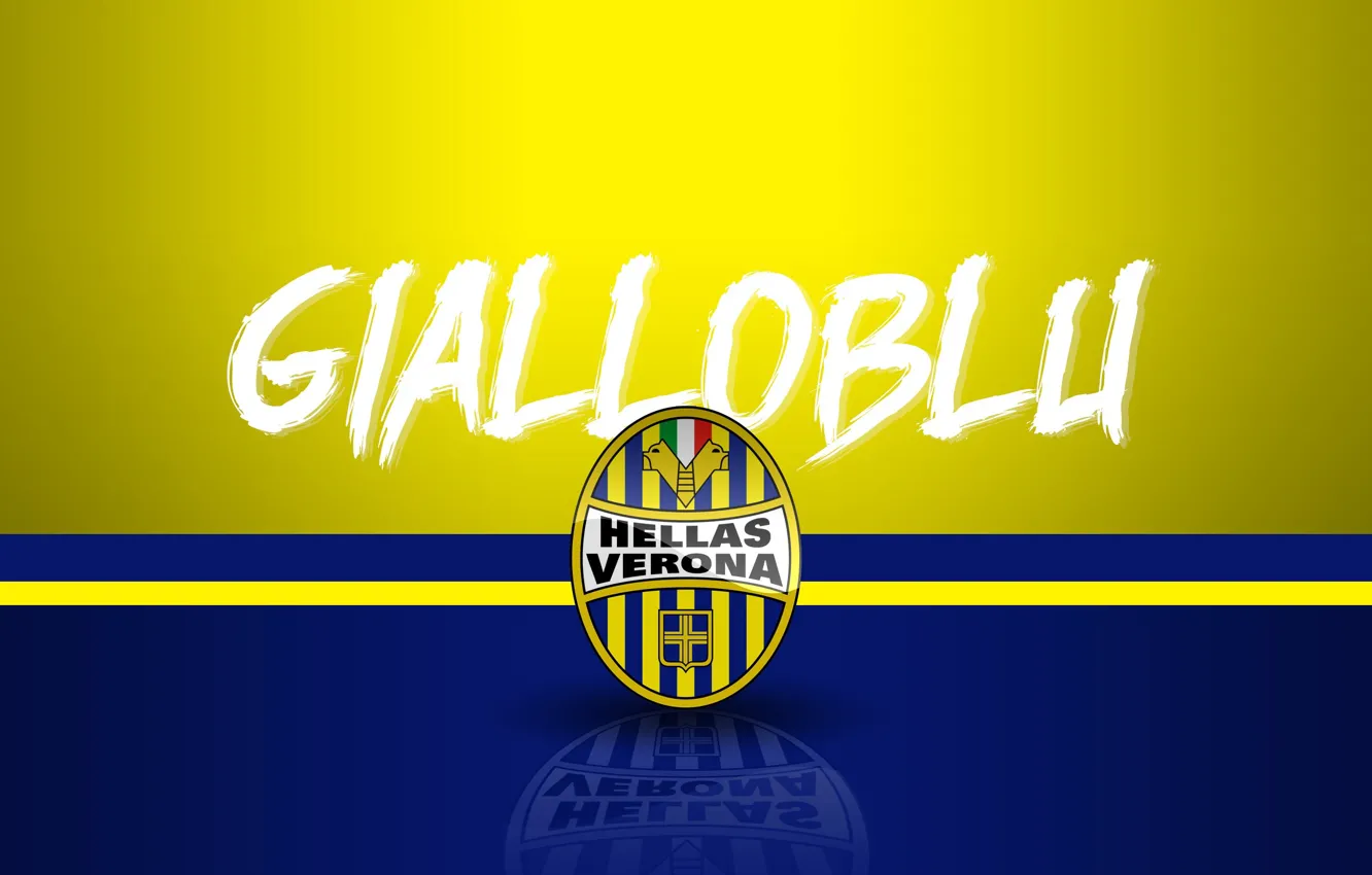 Photo wallpaper wallpaper, sport, logo, football, Serie A, Hellas Verona, Gialloblu