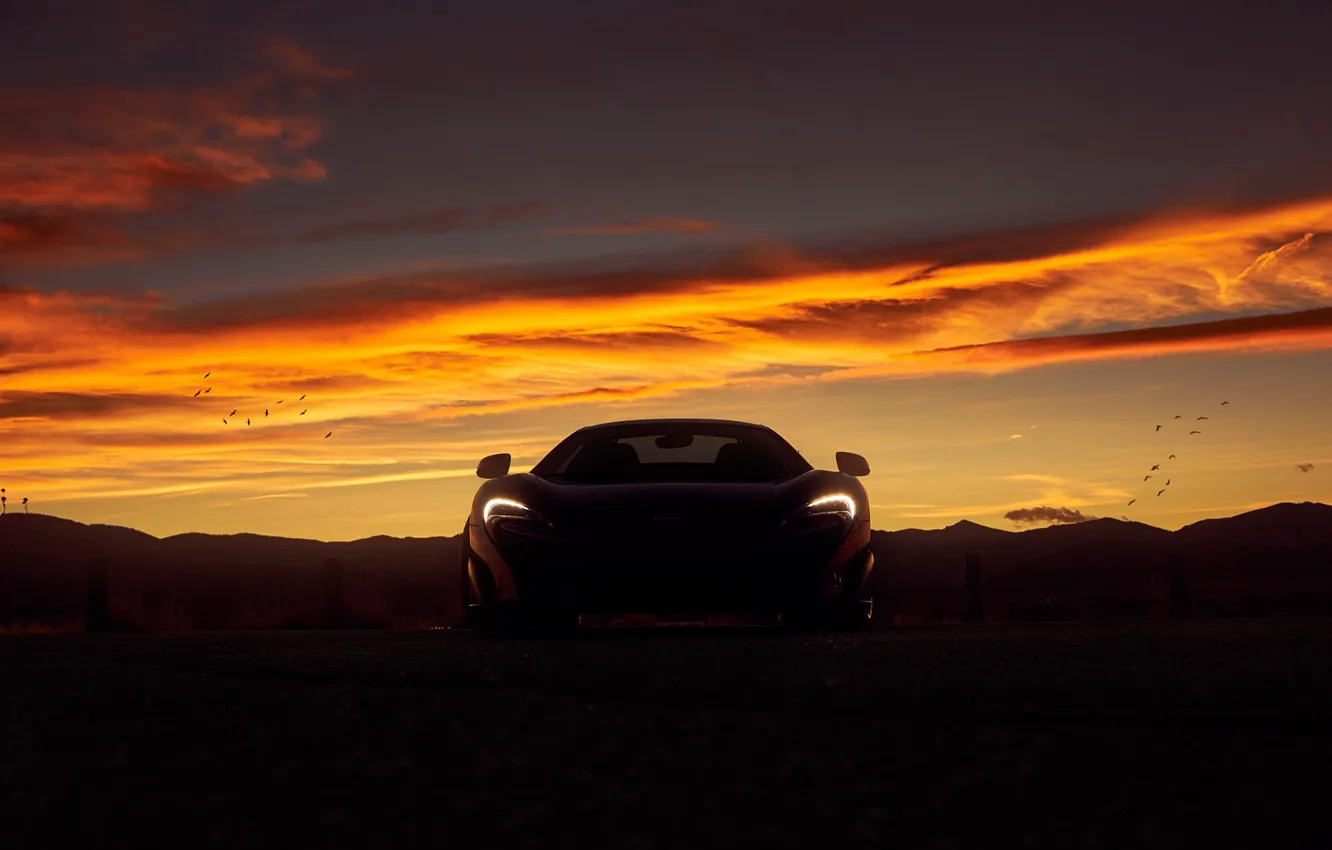 Photo wallpaper Mclaren, 675LT, Front view