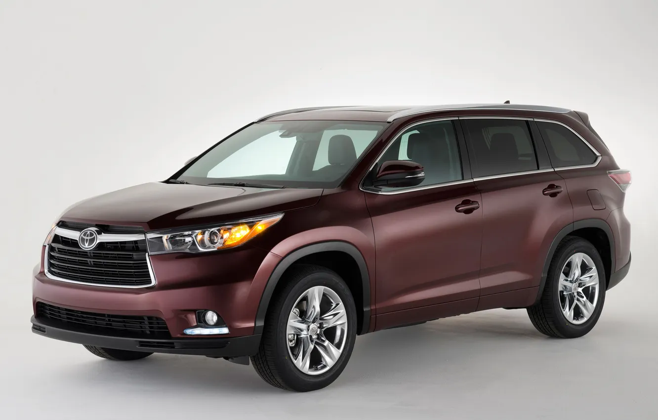 Photo wallpaper car, Toyota, wallpapers, crossover, Highlander