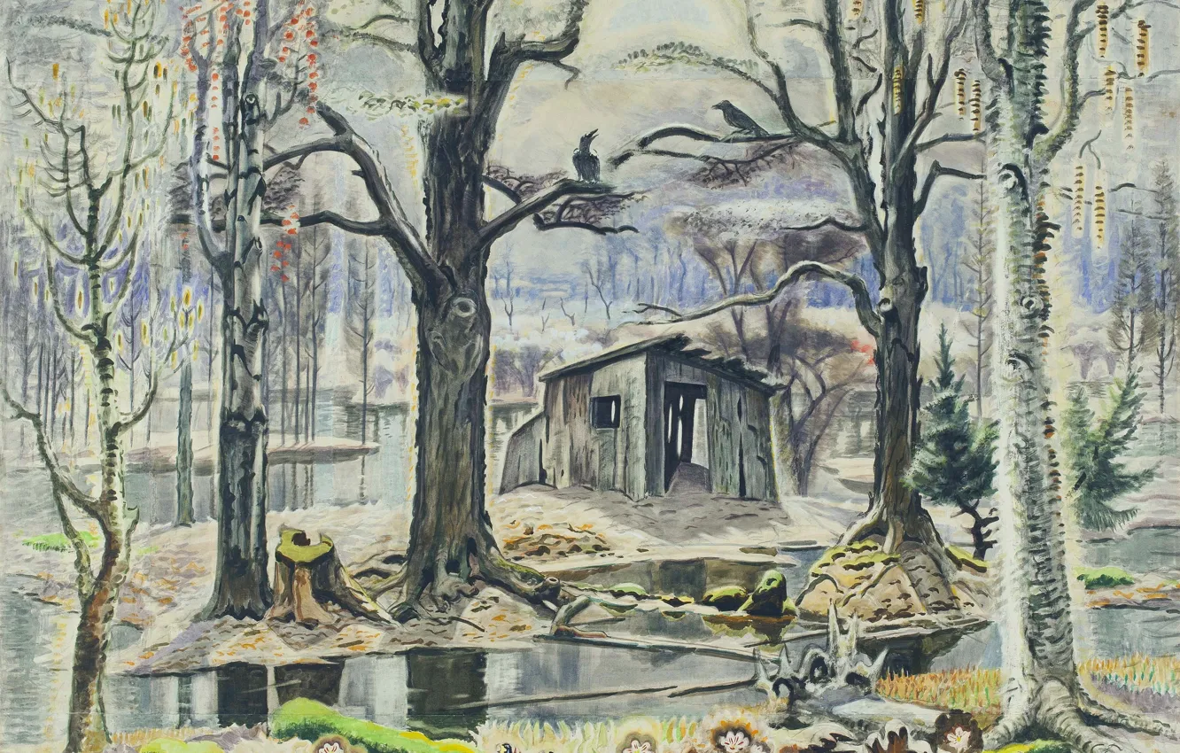 Photo wallpaper Charles Ephraim Burchfield, 1934-55, The Glory of Spring