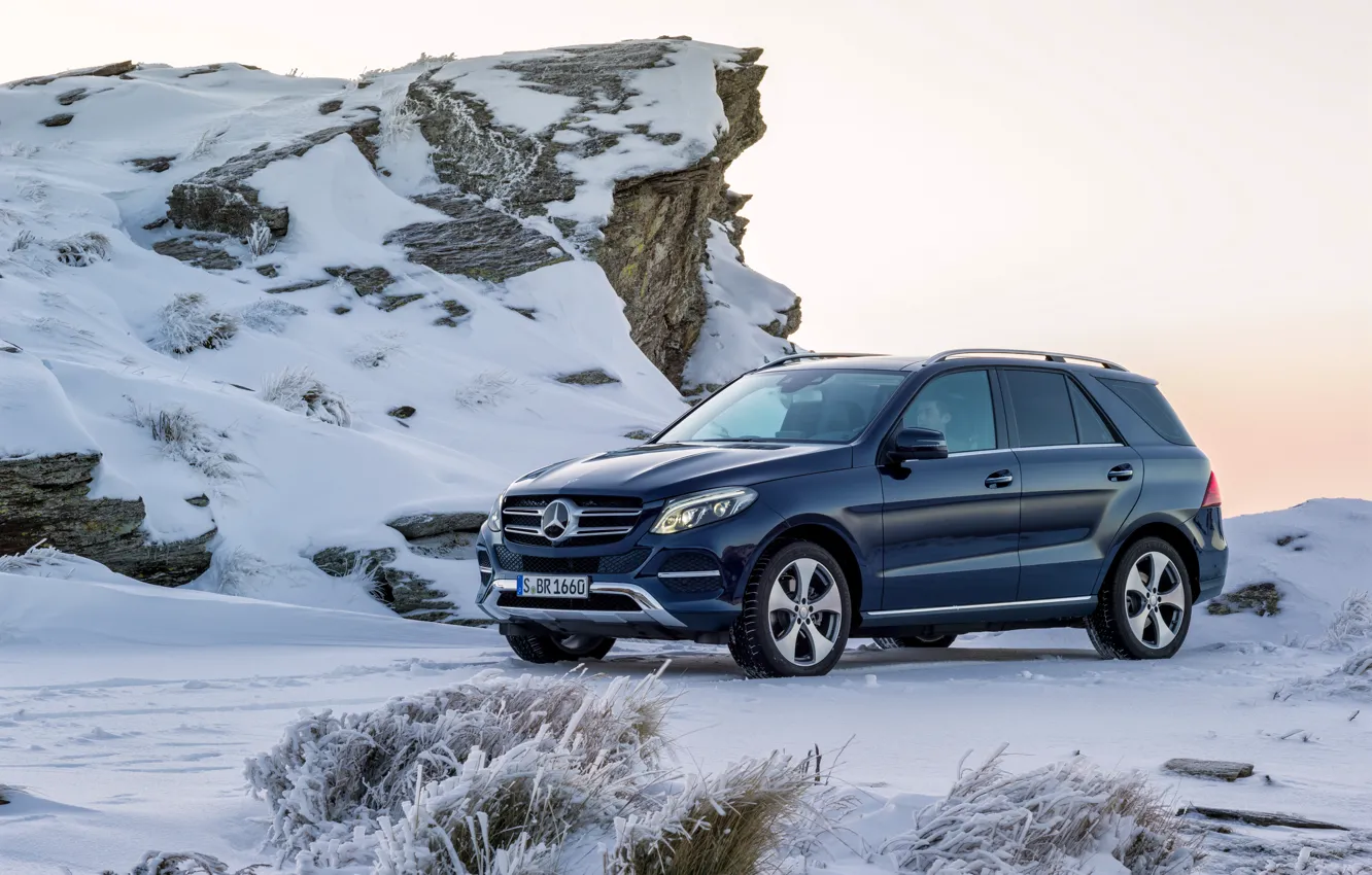 Photo wallpaper Mercedes-Benz, Mercedes, 4MATIC, 2015, W166, GLE-class