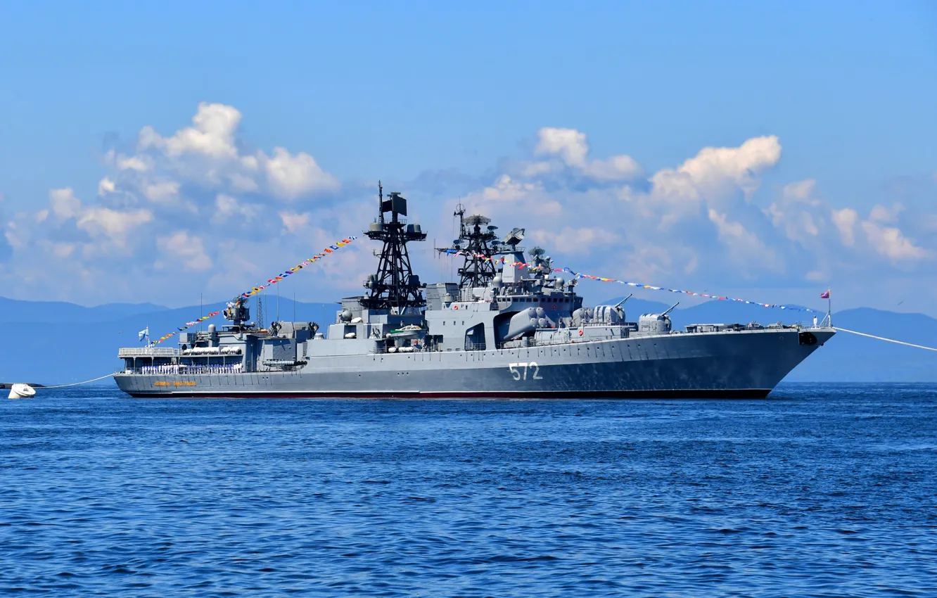 Photo wallpaper project 1155, Admiral Vinogradov, large anti-submarine ship