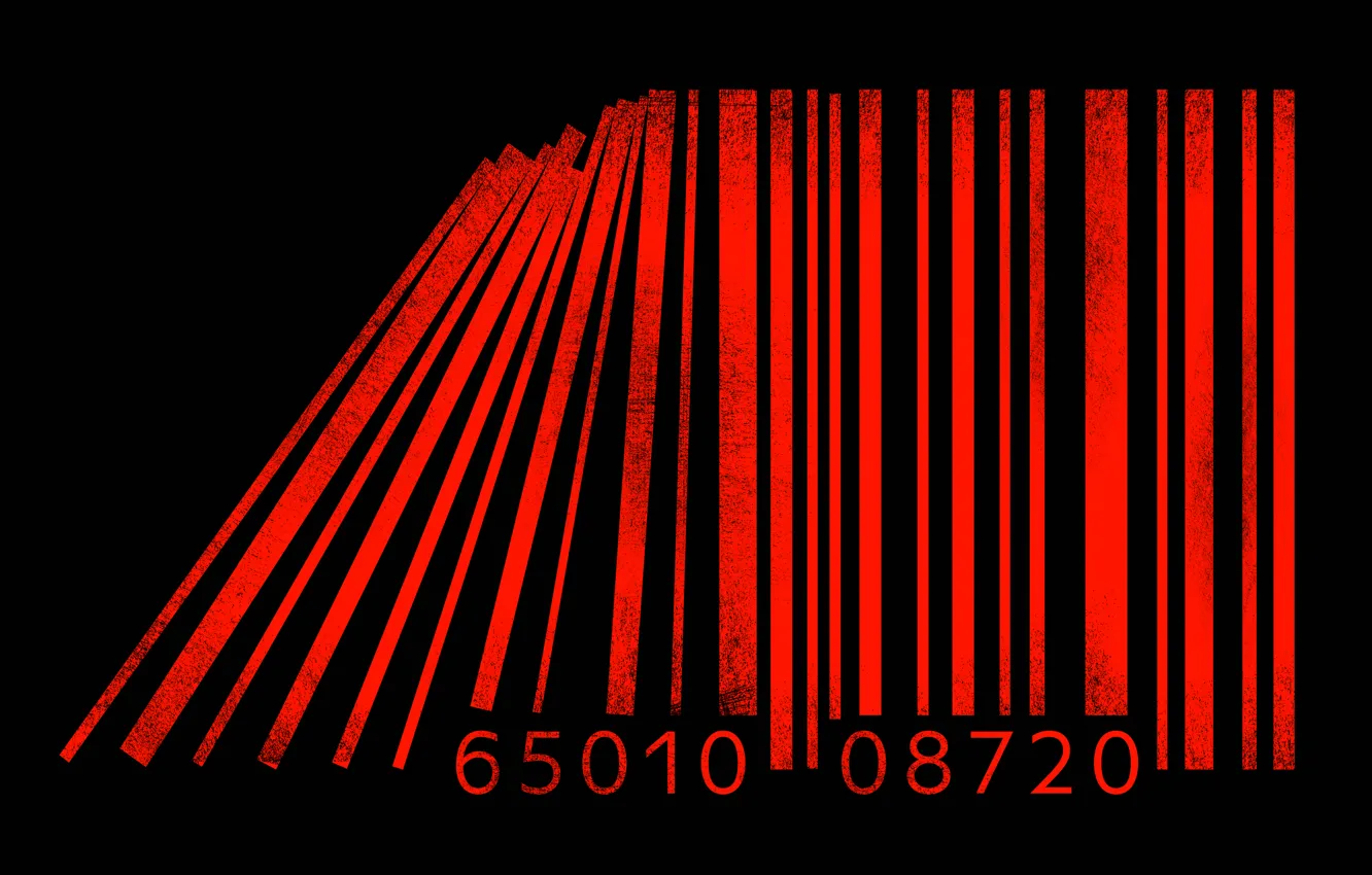 Photo wallpaper background, barcode, DARK WEB