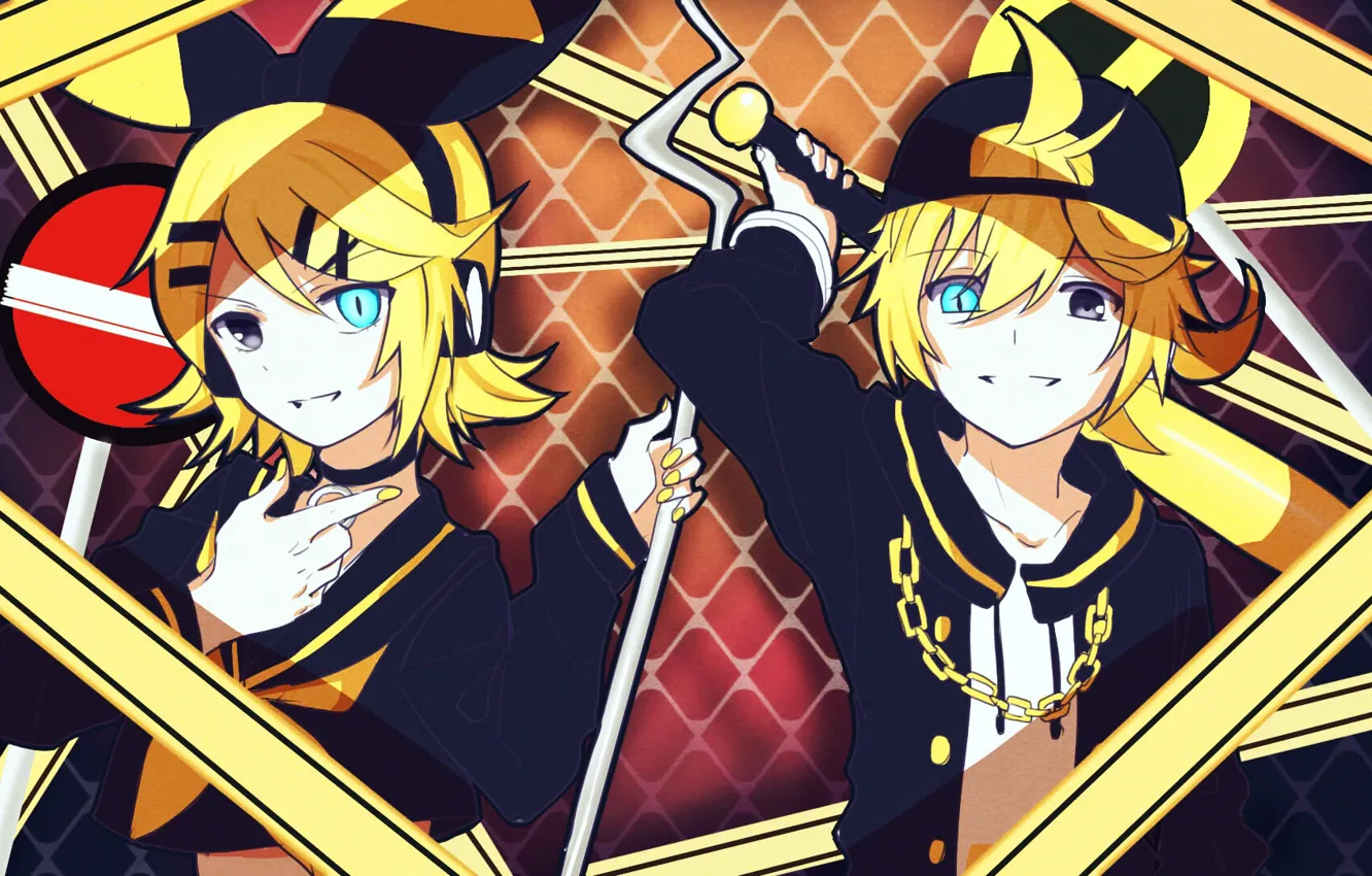 Photo wallpaper len, vocaloid, Vocaloid, Rin