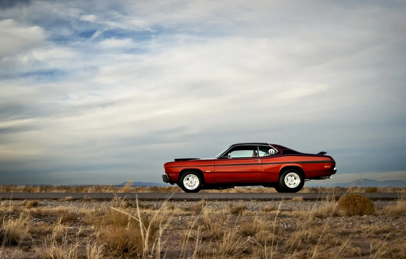 Photo wallpaper muscle car, Plymouth, plymouth duster