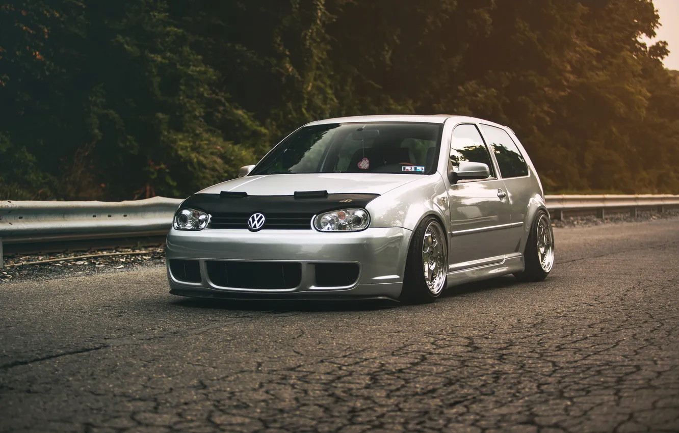 Photo wallpaper grey, Volkswagen, Golf, golf, Volkswagen, MK4