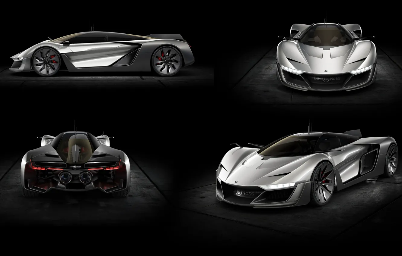 Photo wallpaper Concept, the concept, supercar, Aero GT, Bell &ampamp; Ross