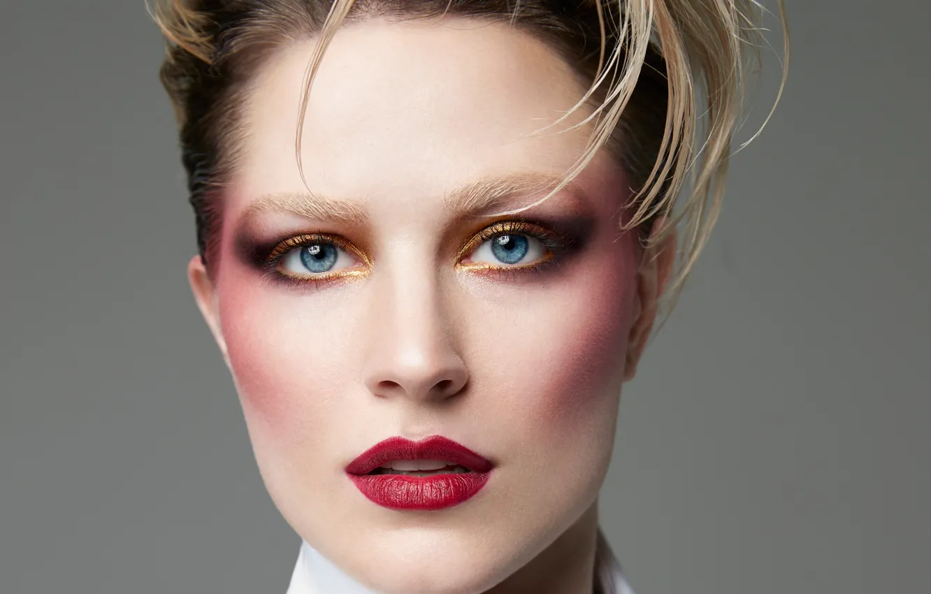 Photo wallpaper face, portrait, makeup, actress, Evan Rachel Wood