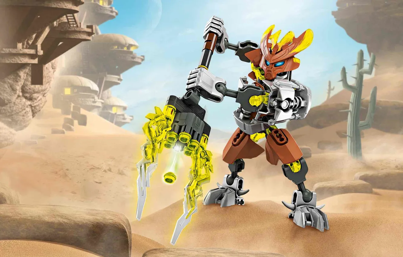 Photo wallpaper lego, LEGO, Bionicle, guardian of the stone, protect of stone, bionicle, 70779