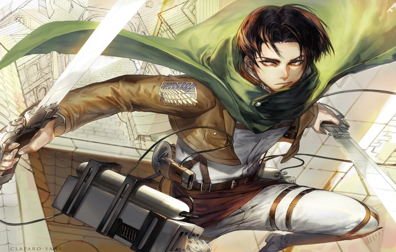 Photo wallpaper blade, Attack Of The Titans, Shingeki No Kyojin, corporal Levi, Levi Ackerman