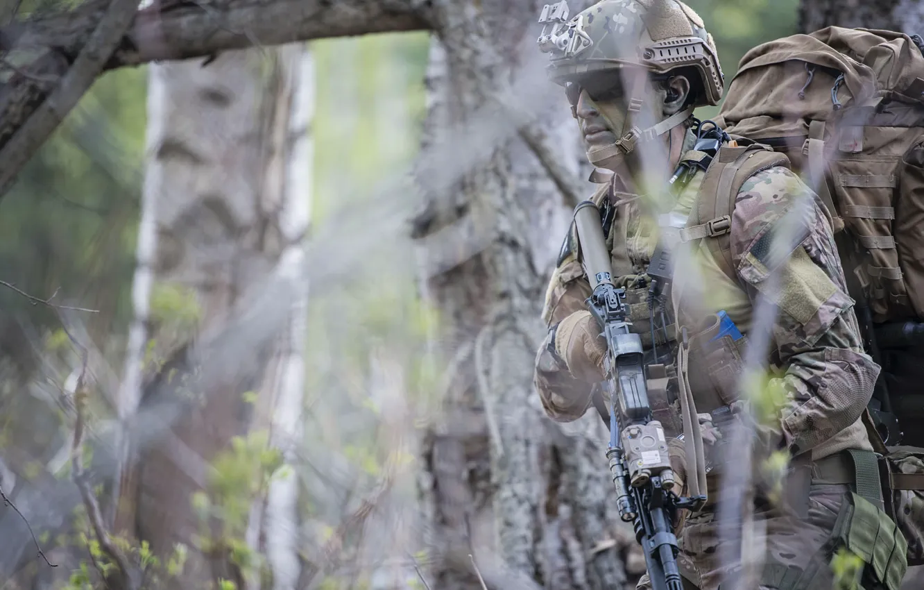 Photo wallpaper weapons, soldiers, Alaska Air National Guard