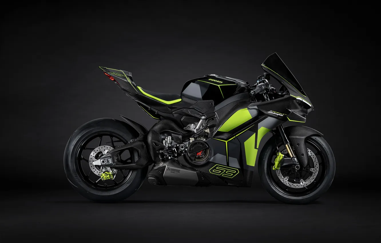 Photo wallpaper Lamborghini, Ducati, 2025, Panigale V4, Ducati Panigale V4 Lamborghini