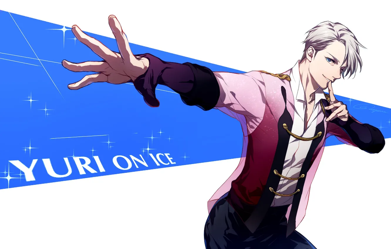 Photo wallpaper stars, skaters, guy, Yuri on the ice, Viktor Nikiforov, Yuri On Ice