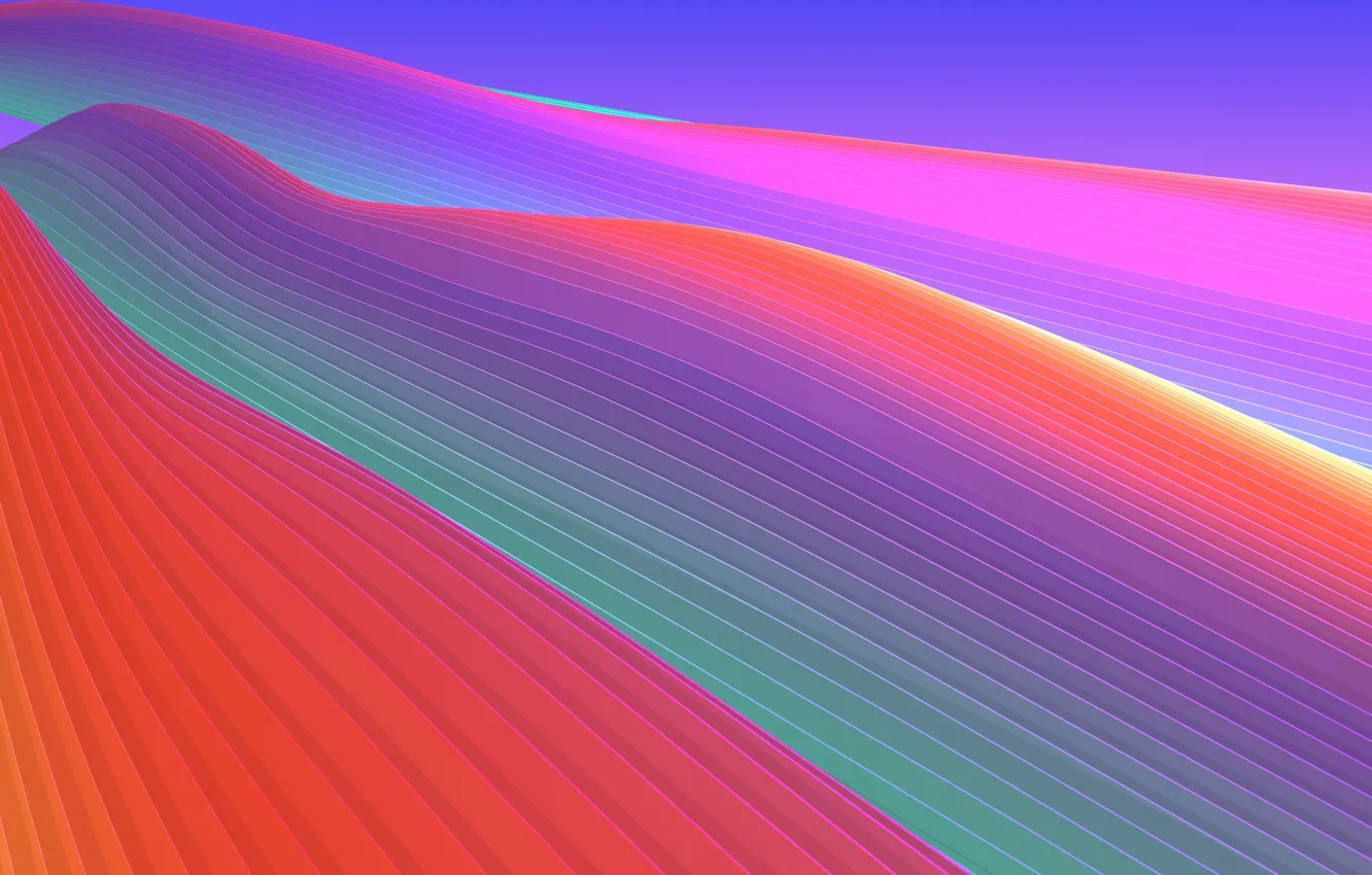 Photo wallpaper layer, paint, the volume, line