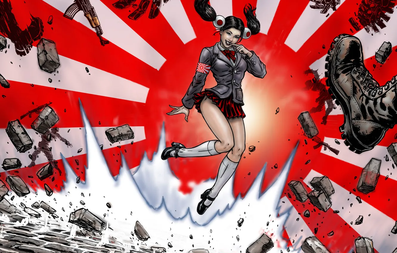 Photo wallpaper girl, power, Red alert 3, Empire