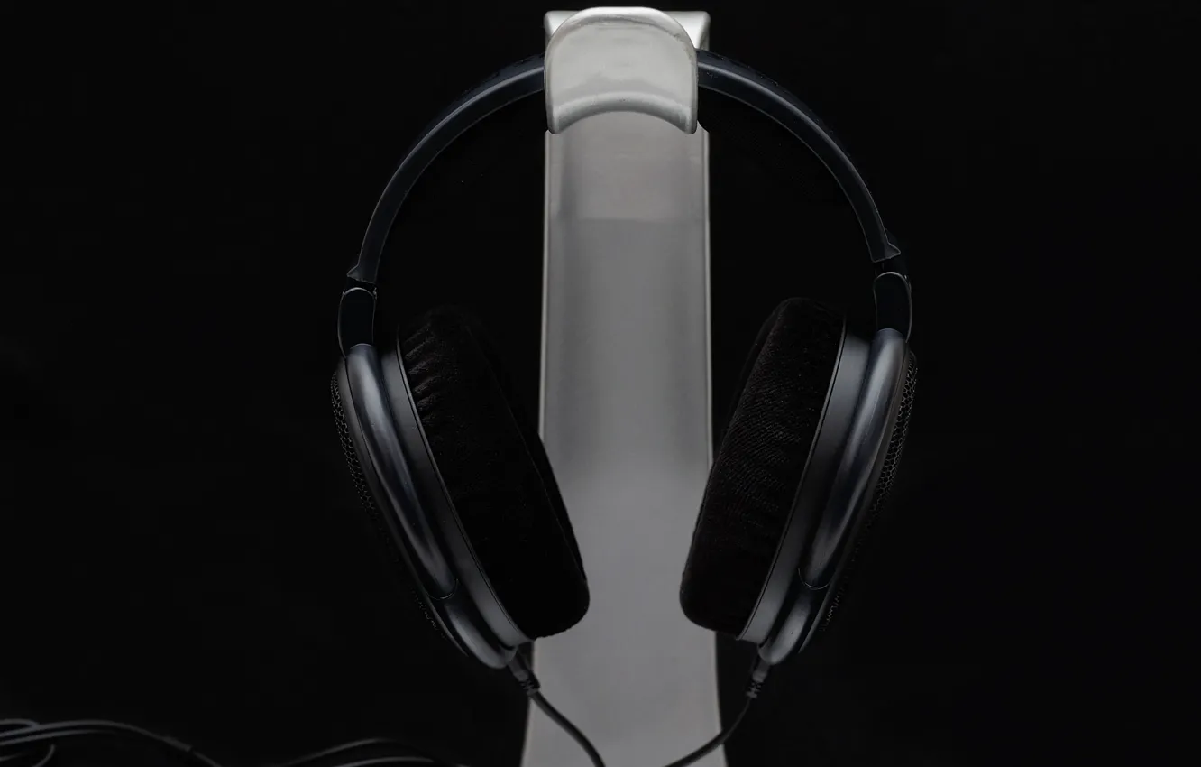 Photo wallpaper headphones, sennheiser, HD6XX, Steele