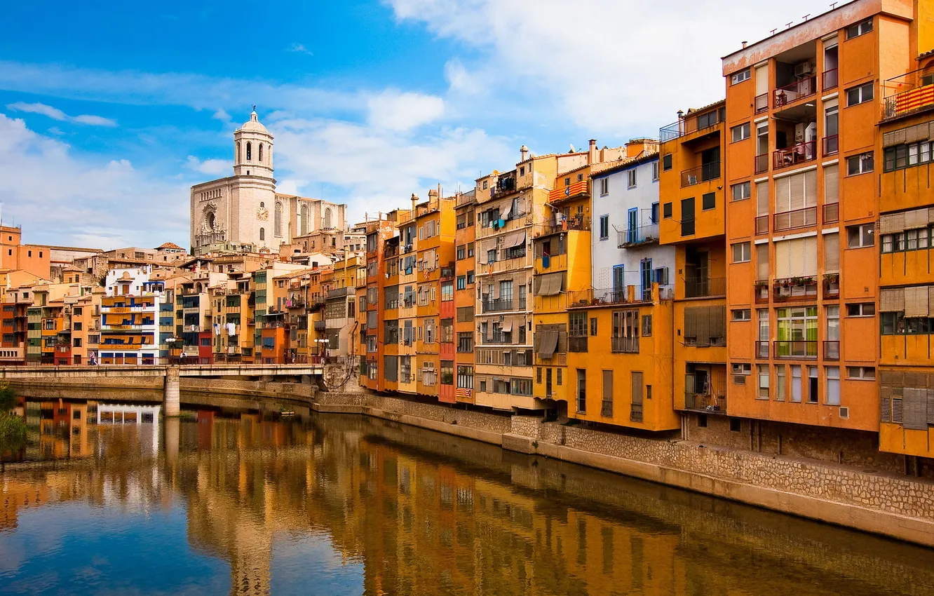 Photo wallpaper Spain, Catalonia, Girona