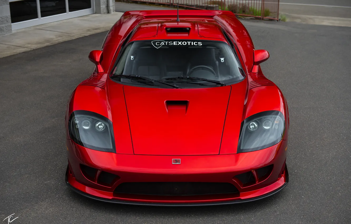 Photo wallpaper supercar, the front, Twin Turbo, Saleen S7, manual Assembly