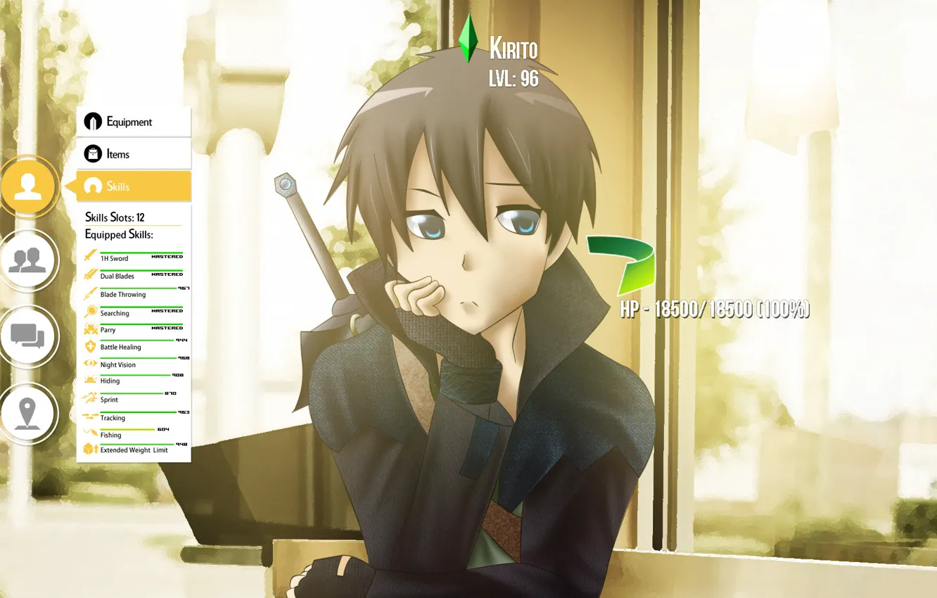 Photo wallpaper anime, Sword Art Online, Kirito, SAO, Sword Art Online