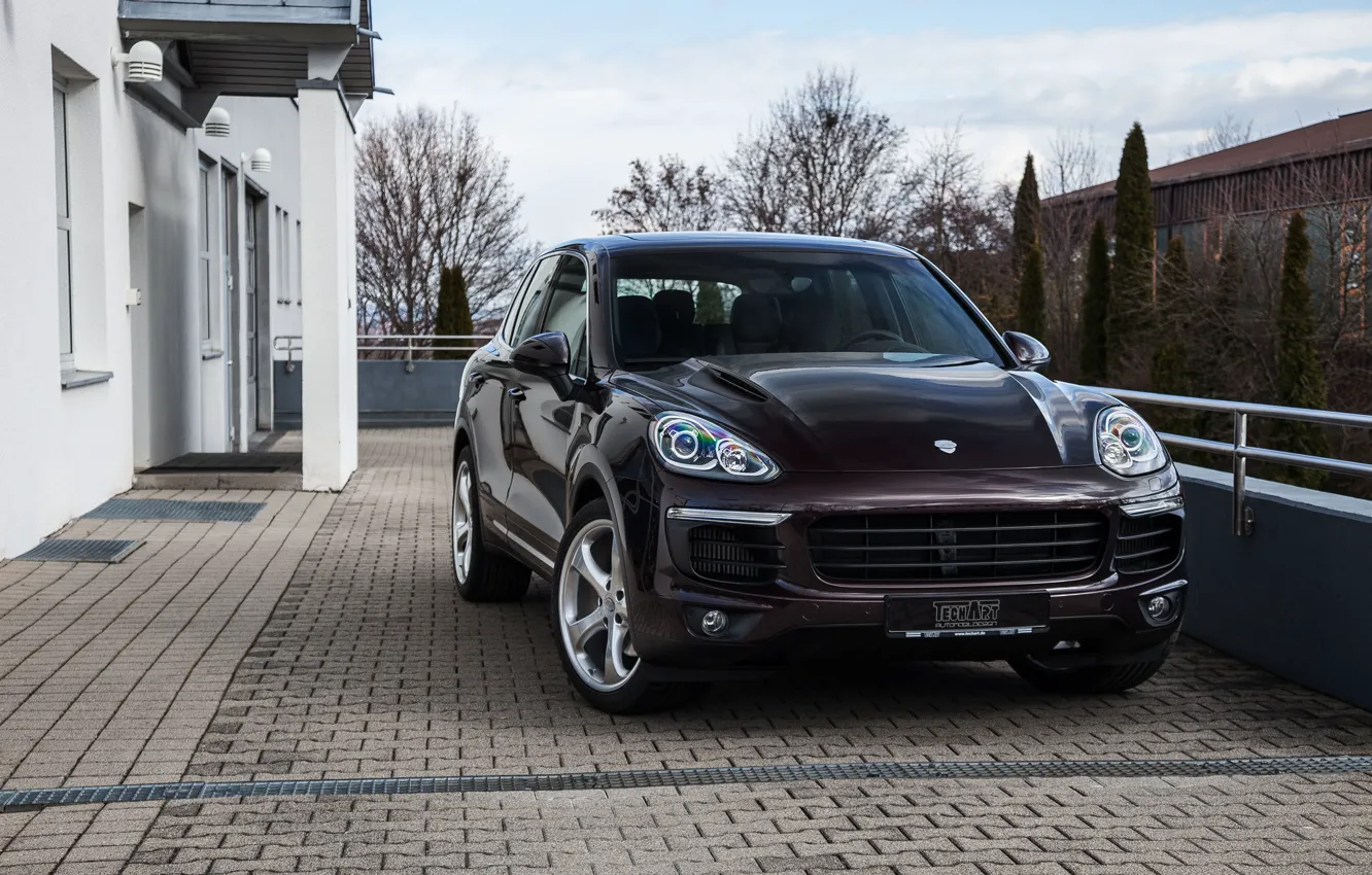 Photo wallpaper Porsche, Porsche, Cayenne, Cayenne, TechArt