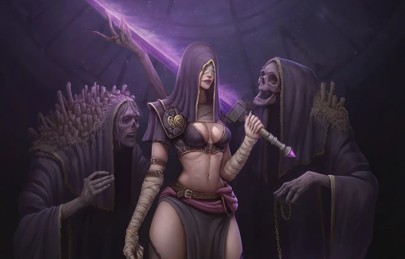 Photo wallpaper watch, spirit, fantasy, Ghosts, the woman warrior, Arya bagheri, The woman with the sword