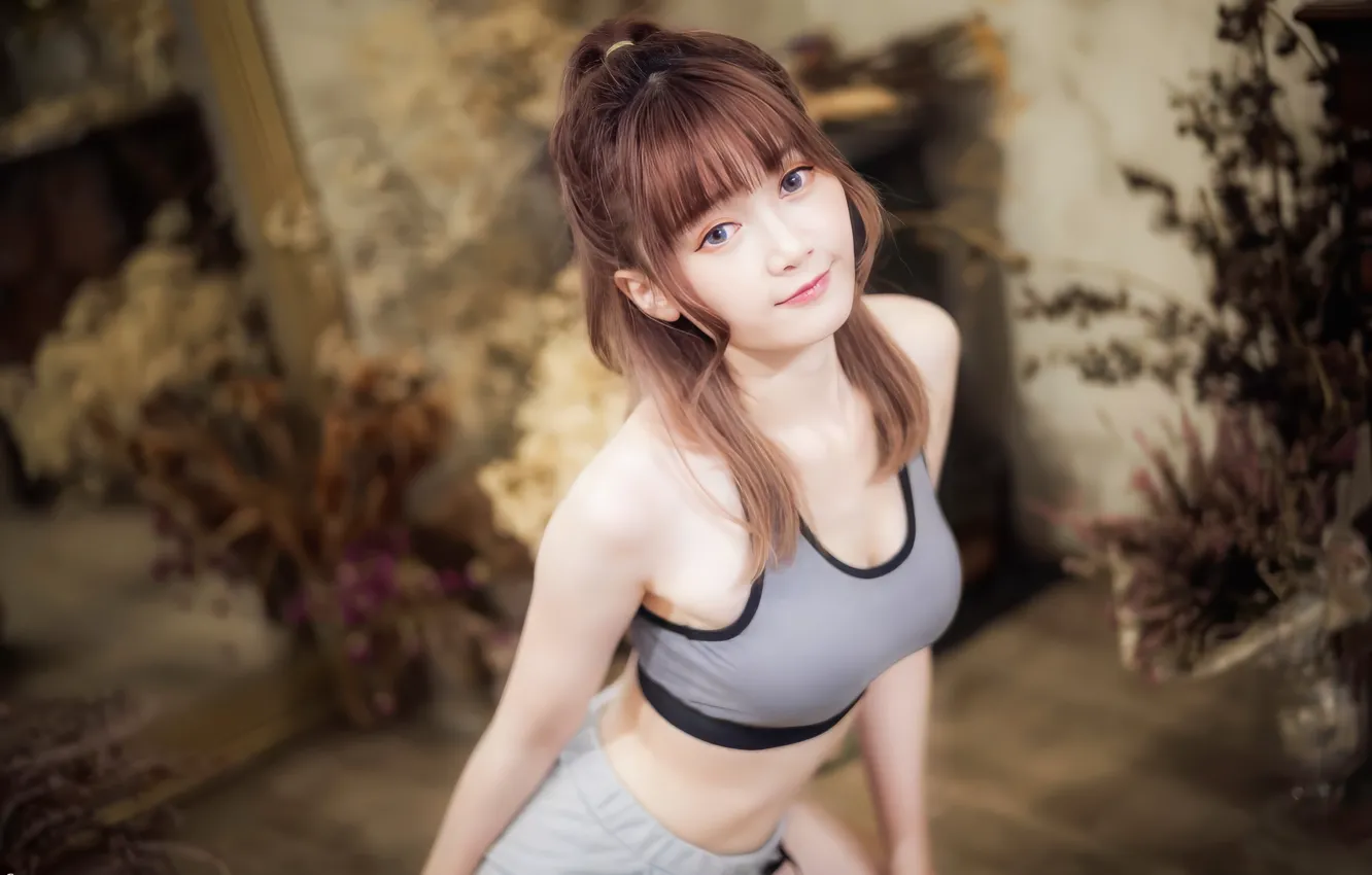 Photo wallpaper China, girl, sexy, girls, woman, model, asian, cute