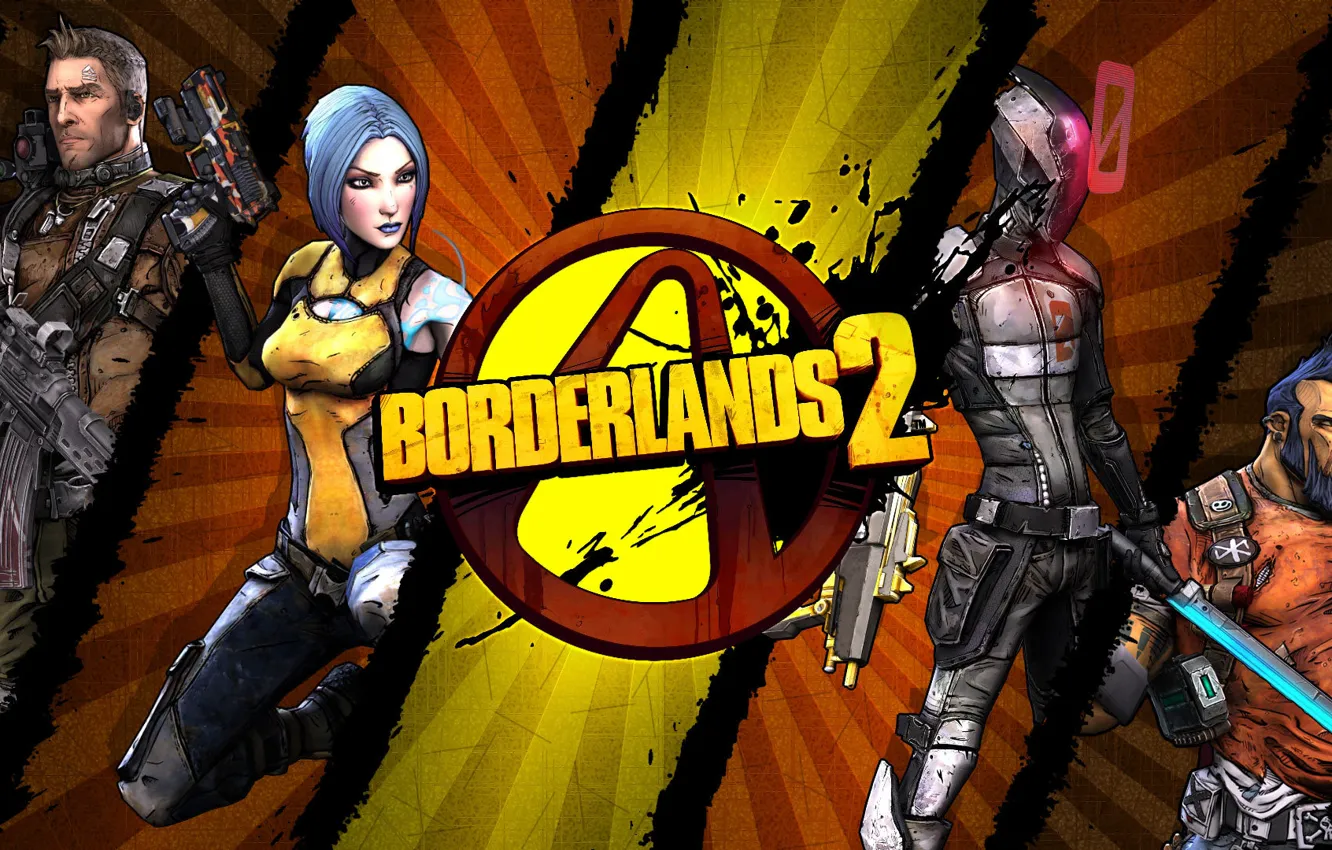 Photo wallpaper logo, Maya, RPG, 2K Games, Borderlands 2, Gearbox Software, Zer0, Unreal Engine 3