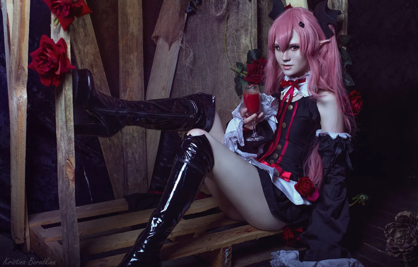 Photo wallpaper manga, comic, cosplay, Seraph of the End, Kristina Borodkina, Pauline North